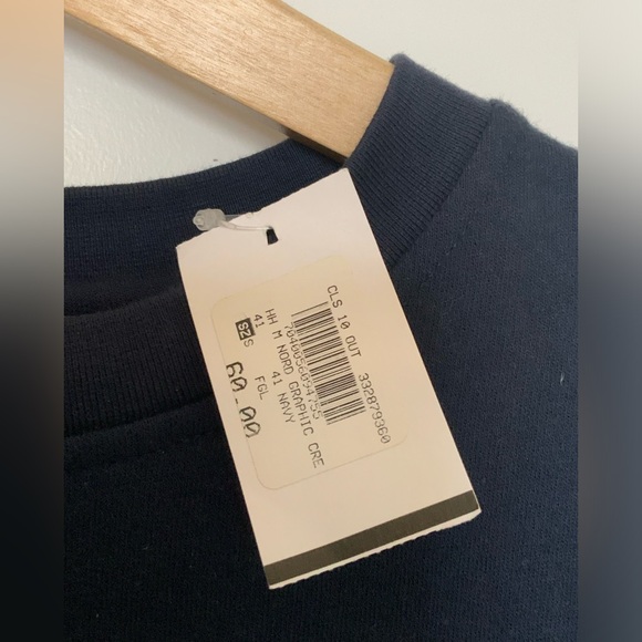 NWT MINT CONDITION HELLY HANSEN Men’s sweatshirt Sz S - Picture 3 of 5